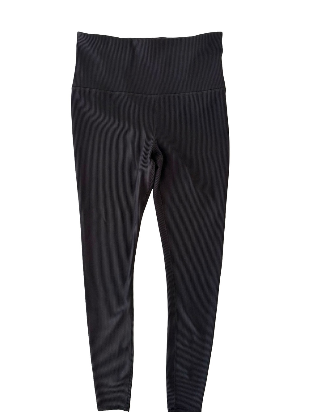 Athleta Elation Rib Tight Leggings Women’s Medium Tall Black High Rise Yoga
